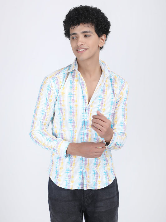 Multi Color Turkish Weave Shirt