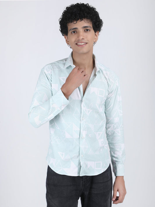 Pista Printed Turkish Weave Shirt