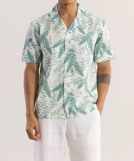 Locust Green Seersucker Shirt