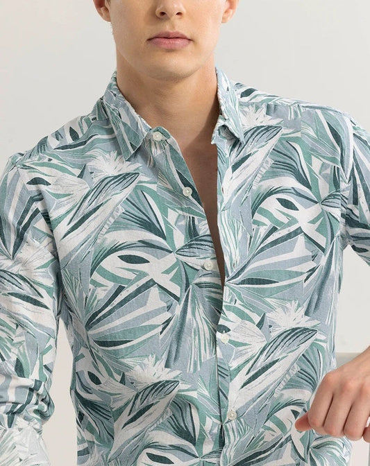 Tropiblu Abstract Grey Shirt