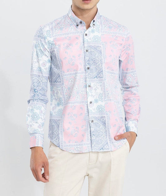 Banquet Paisley Pink Shirt